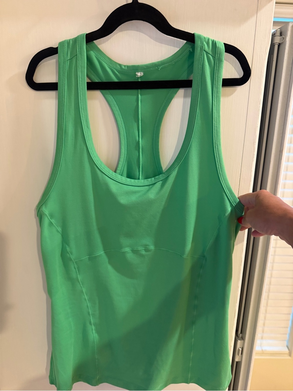 Athleta bright green tank top! Size small!